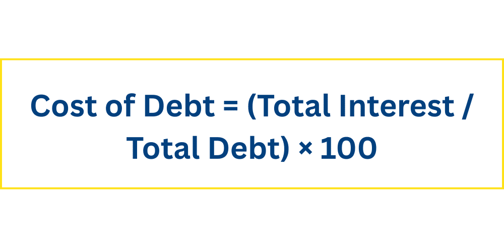 cost of debt
